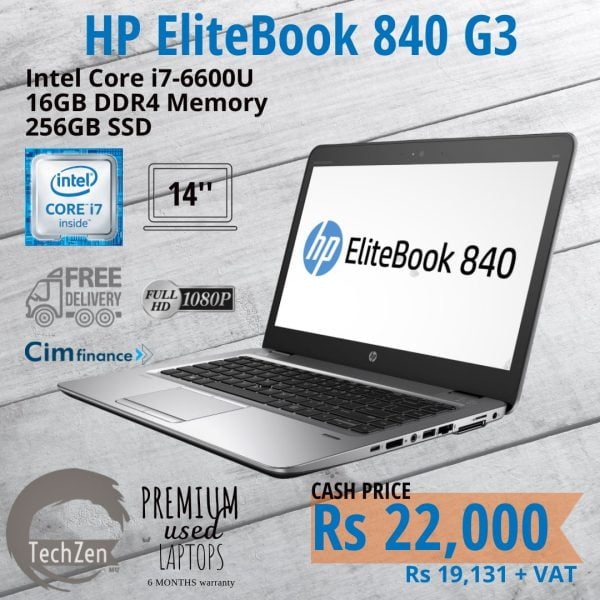 HP EliteBook 840-G3-i7